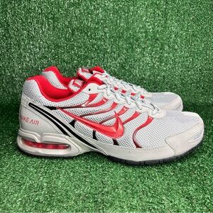 Nike Air Max Torch 4 Mens Size 14 Gray Red Running Sneakers - EUC